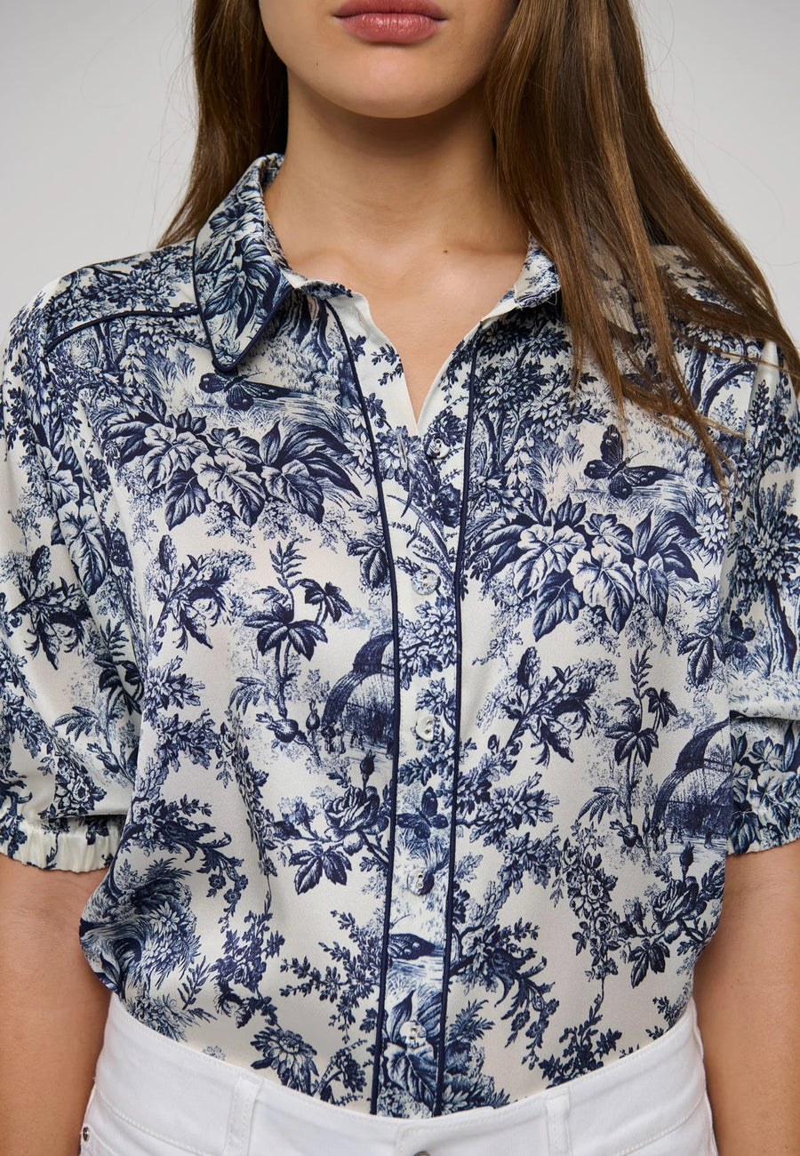 DK - Violeta shirt - Royal garden