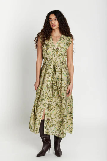 Bruuns Bazaar - Duscle Fransisca kjole - Multi green print