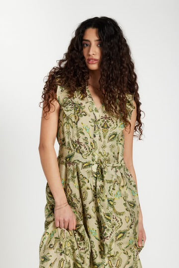 Bruuns Bazaar - Duscle Fransisca kjole - Multi green print