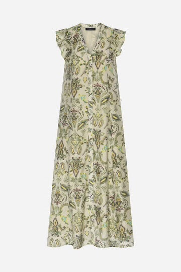 Bruuns Bazaar - Duscle Fransisca kjole - Multi green print