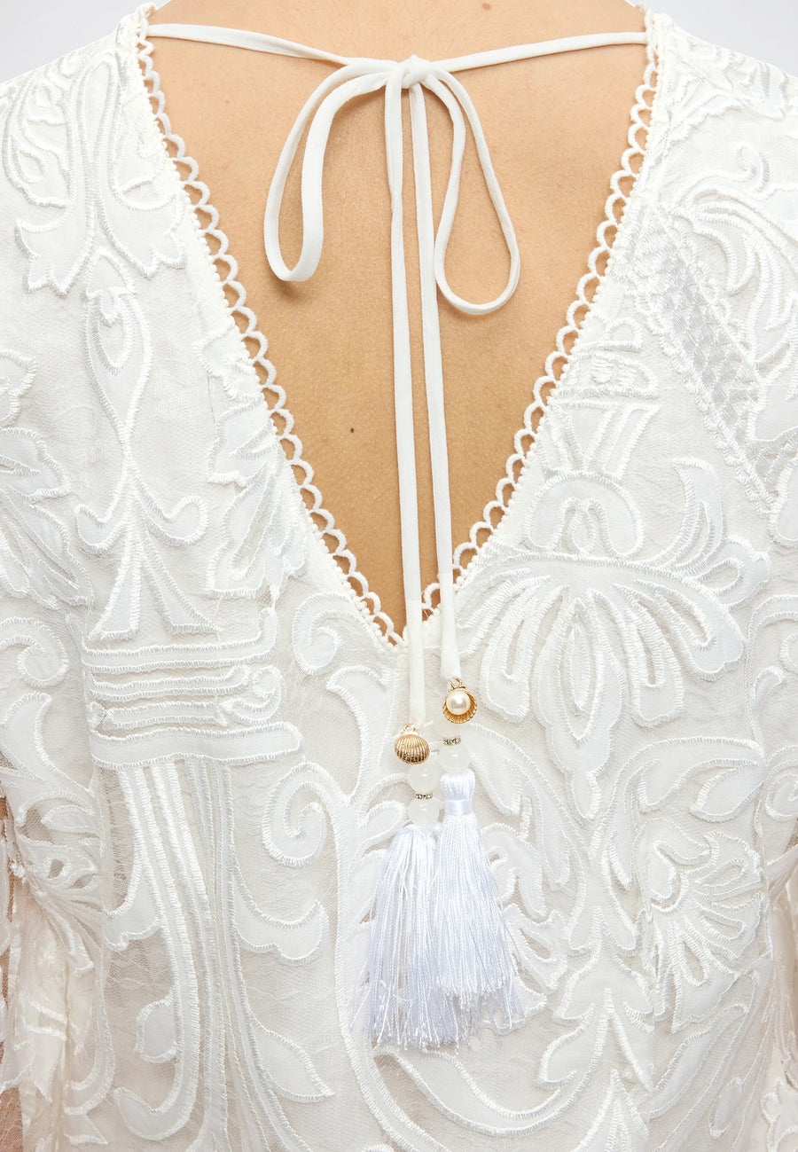 Bruuns Bazaar - Serenoa Veera kjole - White