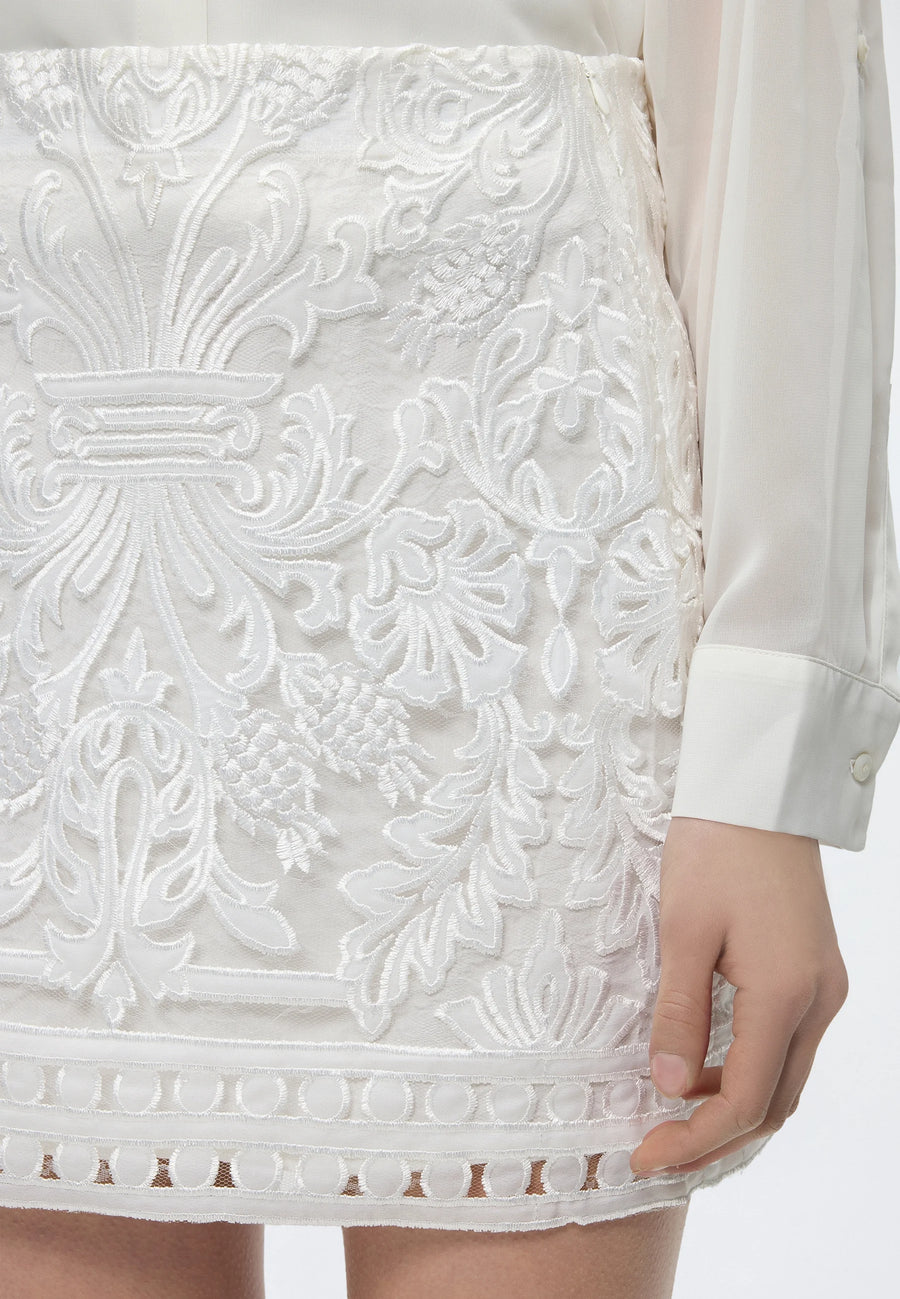 Bruuns Bazaar - Serenoa Joannas skirt - White