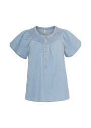 Ofelia - Iben bluse - Light blue