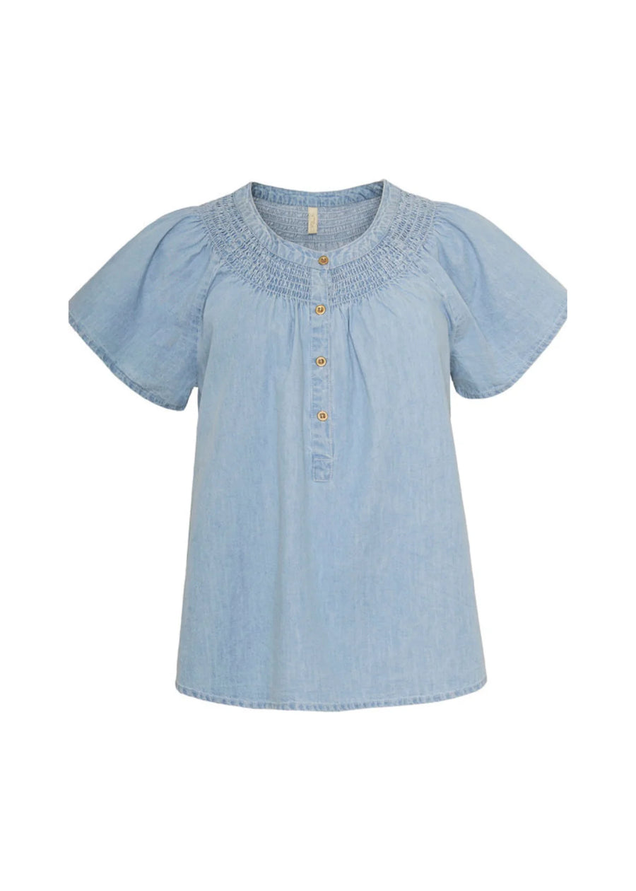 Ofelia - Iben bluse - Light blue