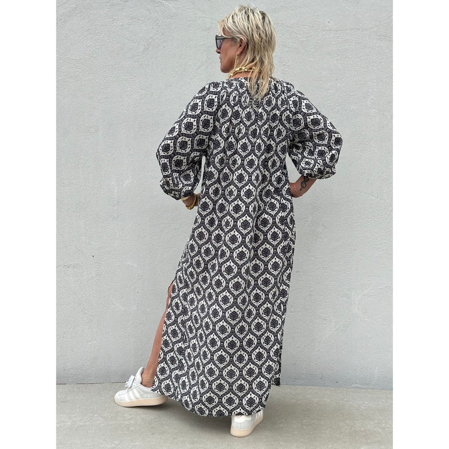Gaspar - Tunø print dress - Black
