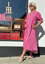 Gaspar - Tunø Print dress - Pink