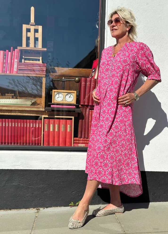 Gaspar - Tunø Print dress - Pink