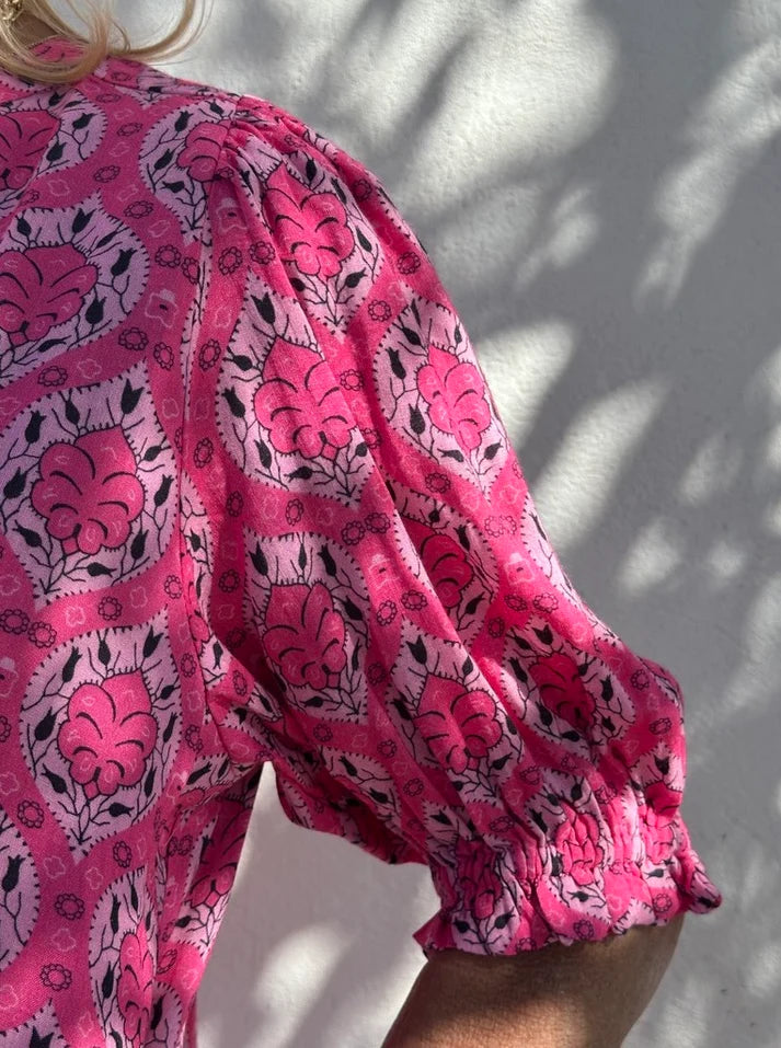 Gaspar - Tunø Print dress - Pink