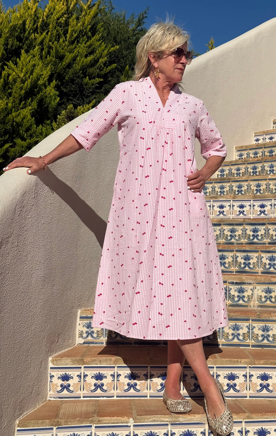 Gaspar - Java heart dress - Rose
