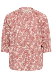 PT - Almeras shirt - Roasted Russet Leaf Print / Red