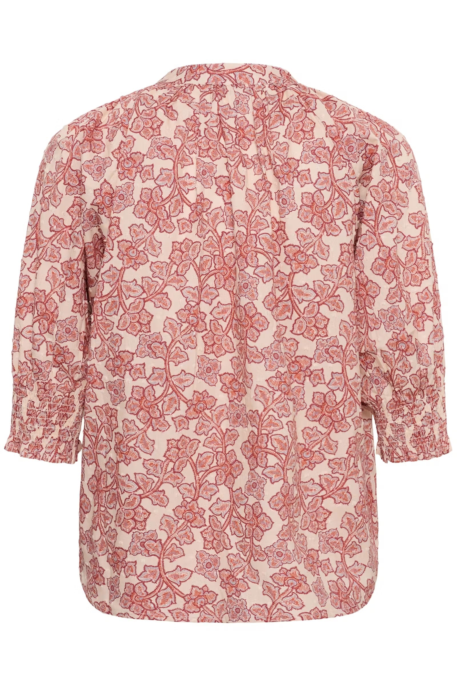 PT - Almeras shirt - Roasted Russet Leaf Print / Red