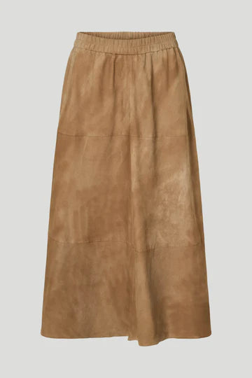 PBO - Jono suede long skirt - Camel