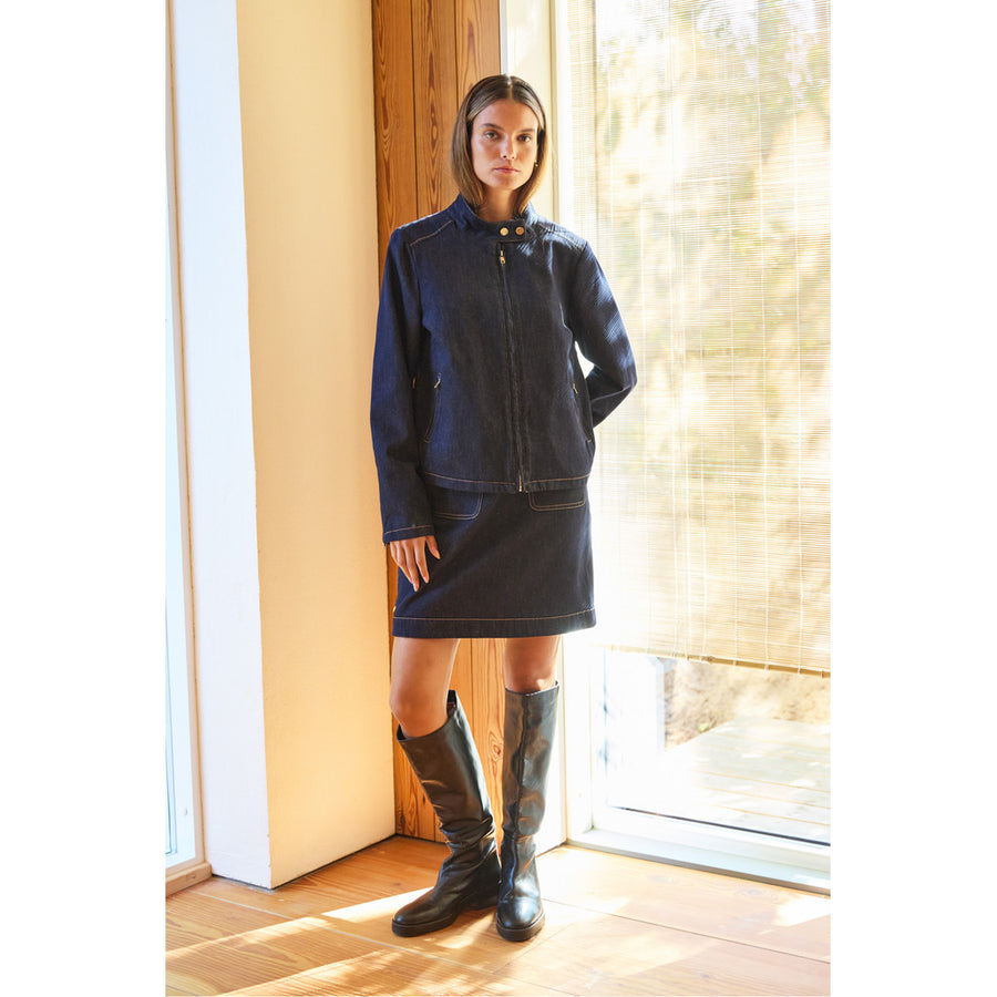 PBO - Marmonti skirt - Dark denim