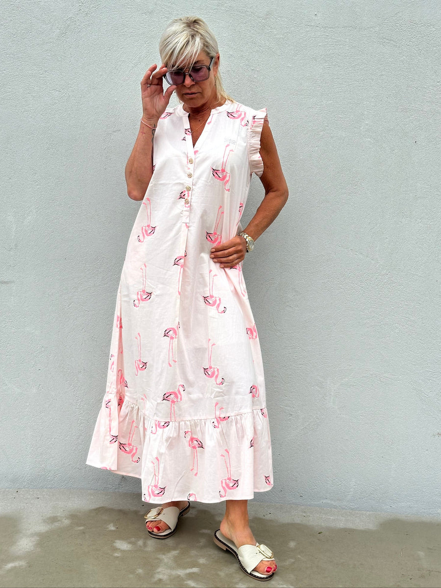 Gaspar - Loule Flamingo dress