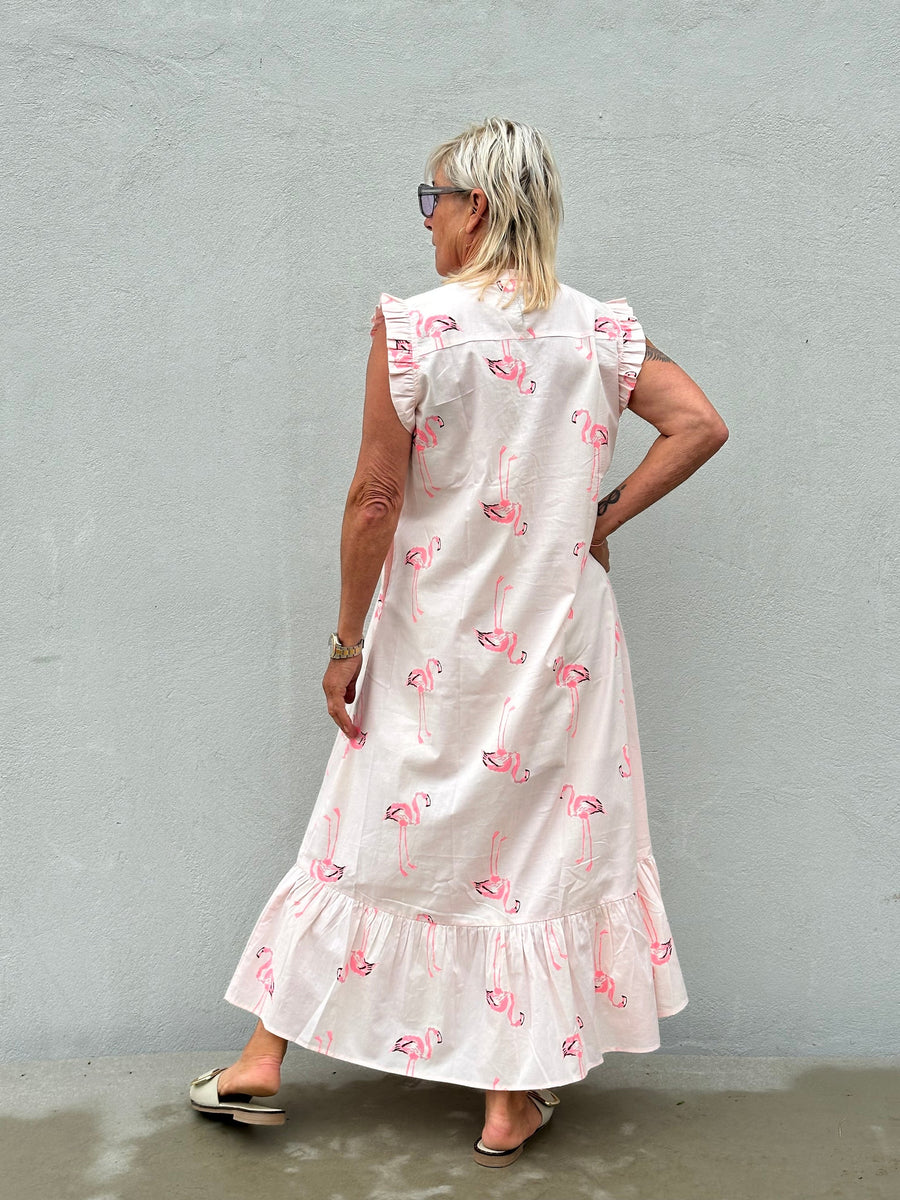 Gaspar - Loule Flamingo dress