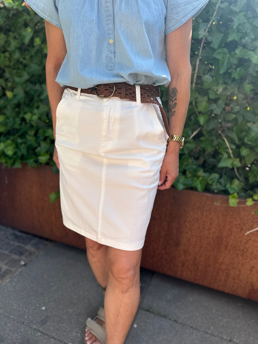 Ofelia - Klausine skirt - white