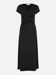 Rosemunde - Billie Capsleeve Wrap Long Dress - Black