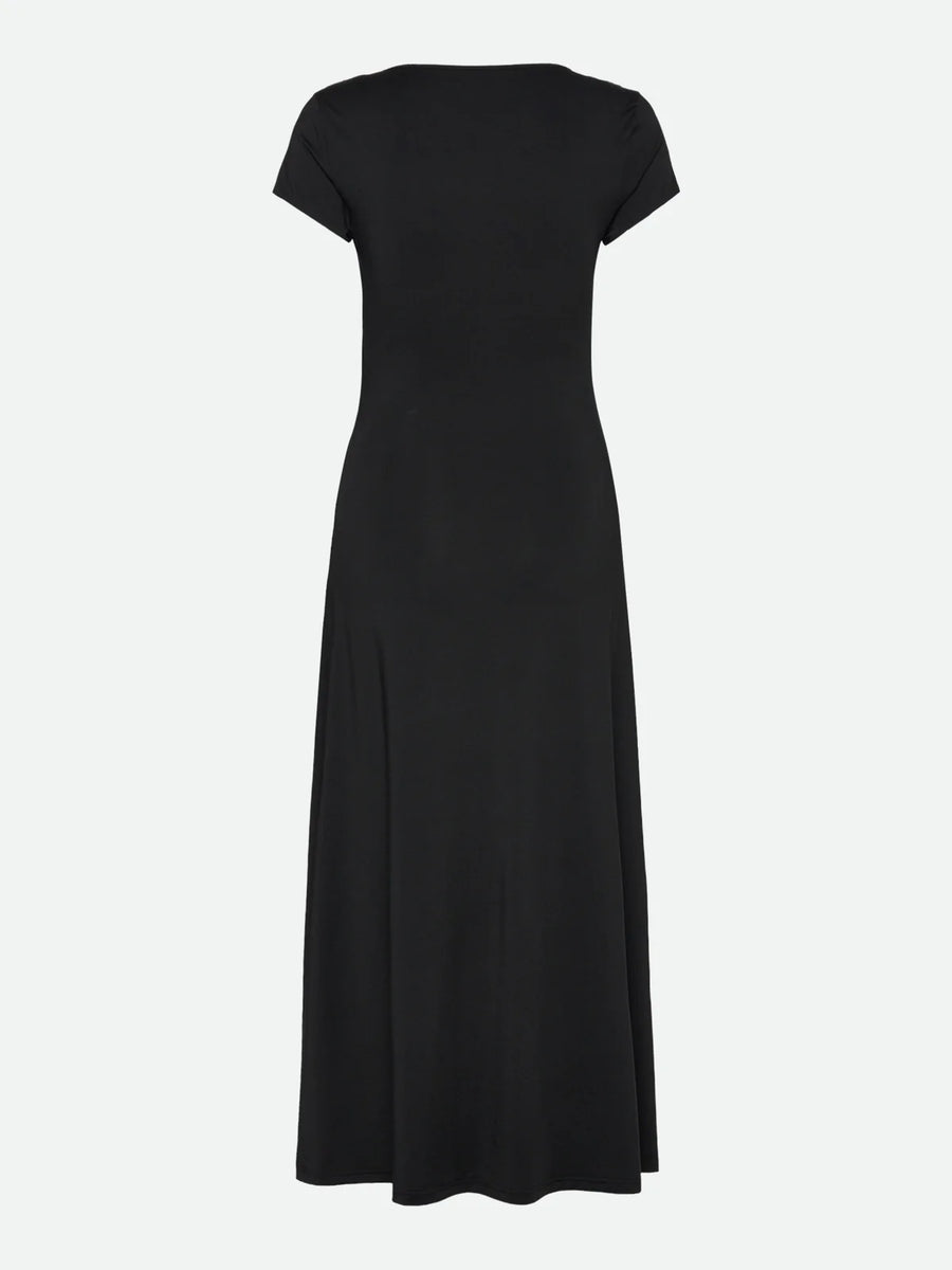 Rosemunde - Billie Capsleeve Wrap Long Dress - Black