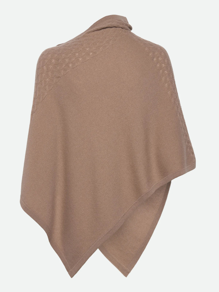 RM - Laica Cashmere Poncho - mocha meringue