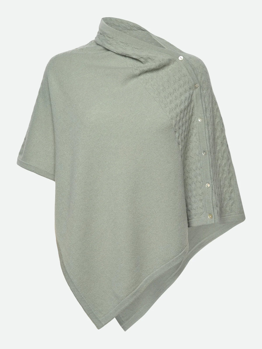 Rosemunde - Laica Cashmere Poncho - Balsam Green