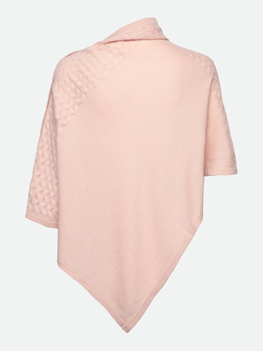 Rosemunde - Laica Cashmere Poncho - Rose Smoke