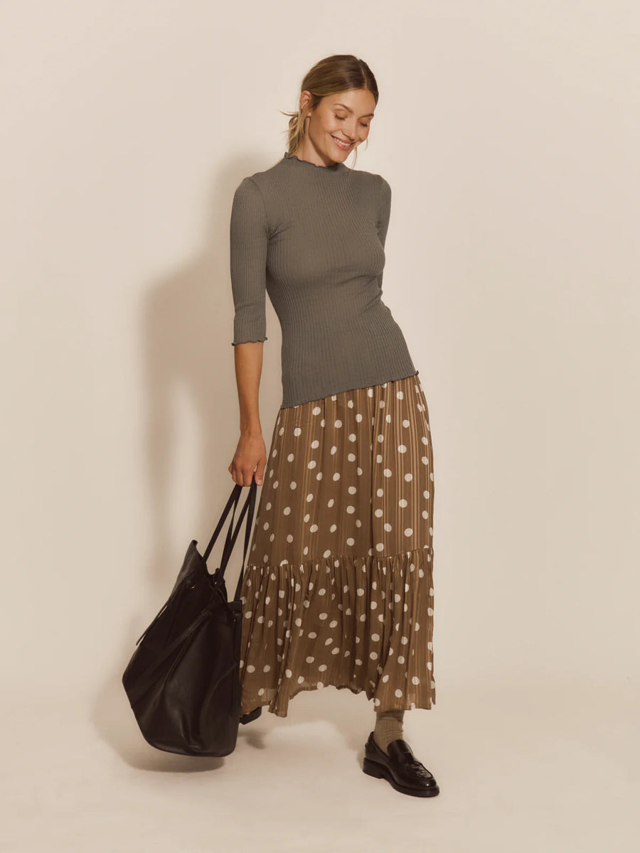 Rosemunde - Gloria Long Skirt - Coca Mocha