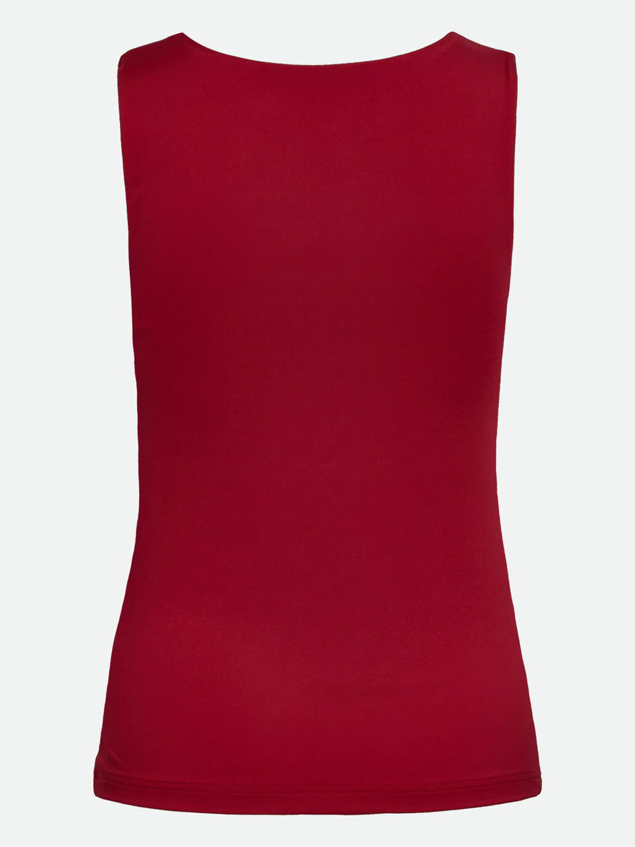 Rosemunde - Billie SL Square top - Karanda Red