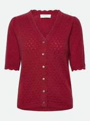 Rosemunde - Laica Cashmere Cardigan - Karanda Red
