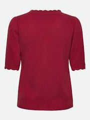 Rosemunde - Laica Cashmere Cardigan - Karanda Red