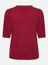 Rosemunde - Laica Cashmere Cardigan - Karanda Red