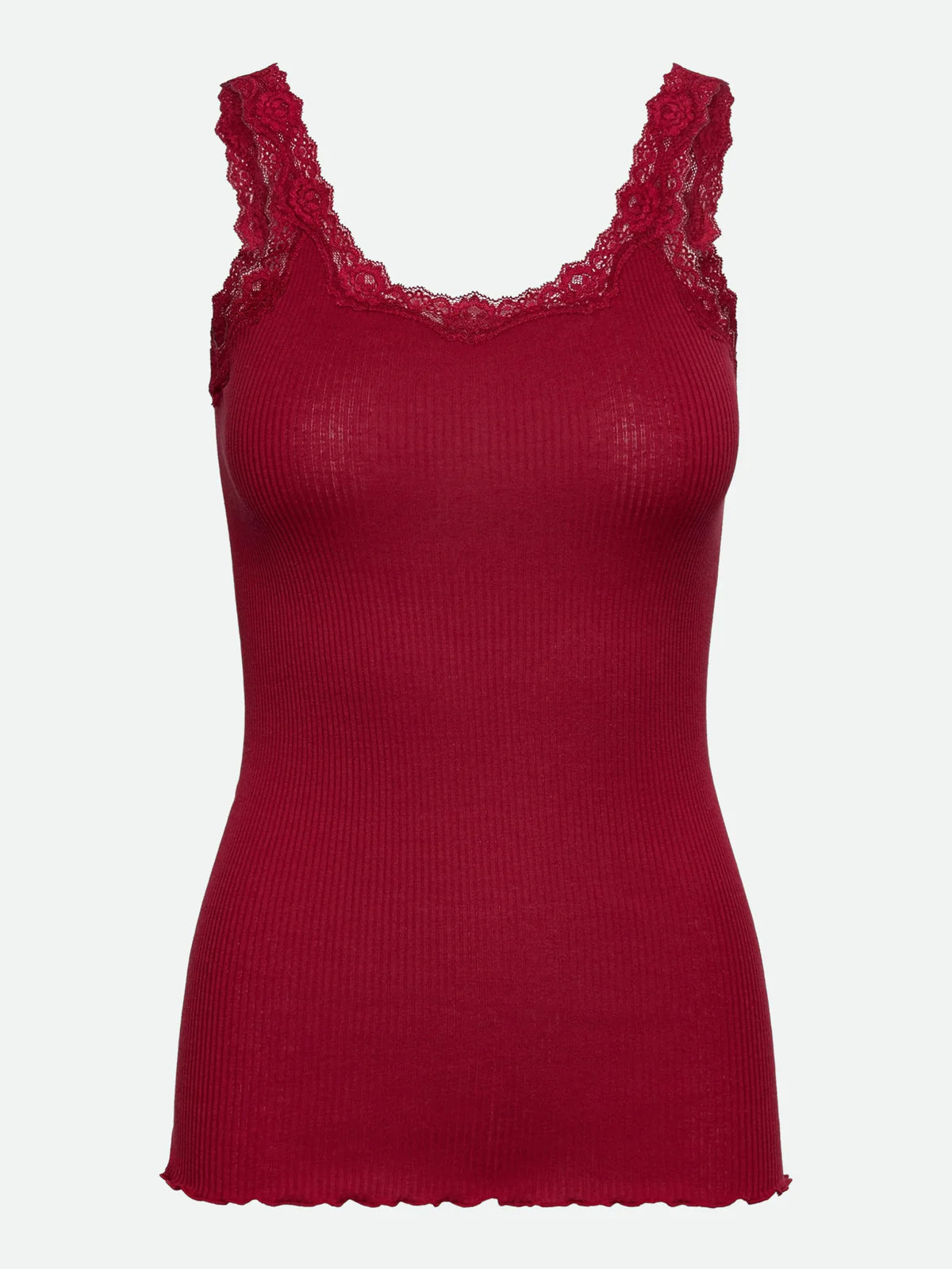 Rosemunde - Babette silk LS Deep Back - Karanda Red