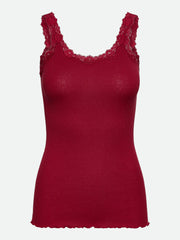 Rosemunde - Babette silk LS Deep Back - Karanda Red