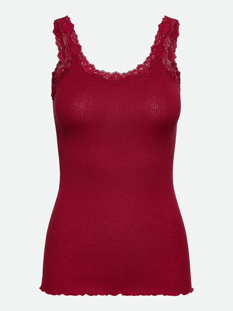 Rosemunde - Babette silk LS Deep Back - Karanda Red