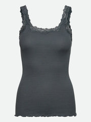 Rosemunde - Babette silk LS Deep Back - Stormy Weather