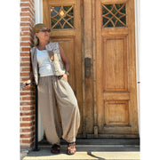 Gaspar -Tropea Balloon Pant - Brown