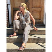 Gaspar -Tropea Balloon Pant - Brown