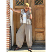 Gaspar -Tropea Balloon Pant - Brown
