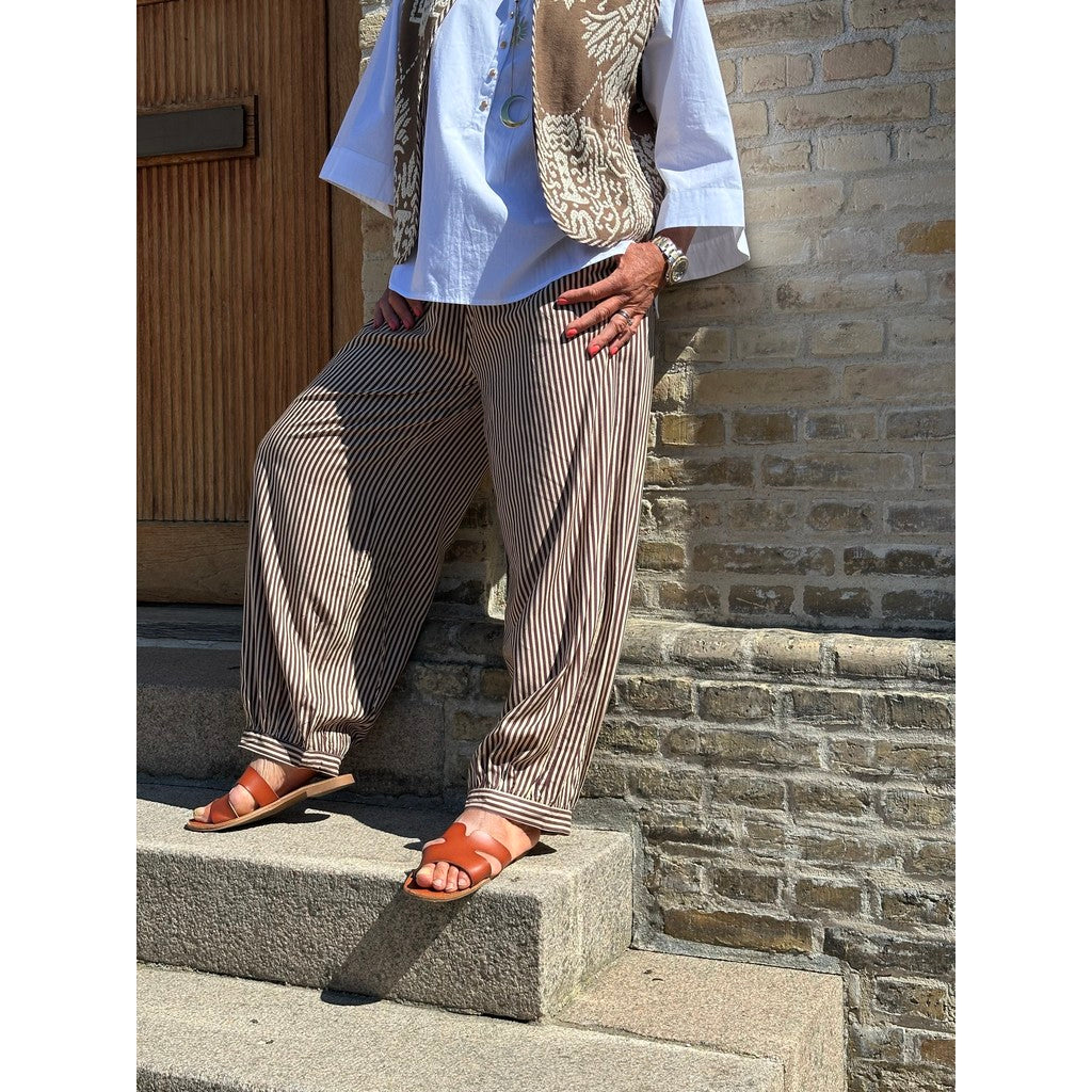Gaspar -Tropea Balloon Pant - Brown