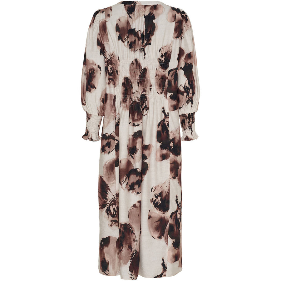 Isay - Naomi V-Neck Dress - Aubergine Floral