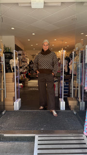Hést - Fam New pattern Sweater - Dark Earth