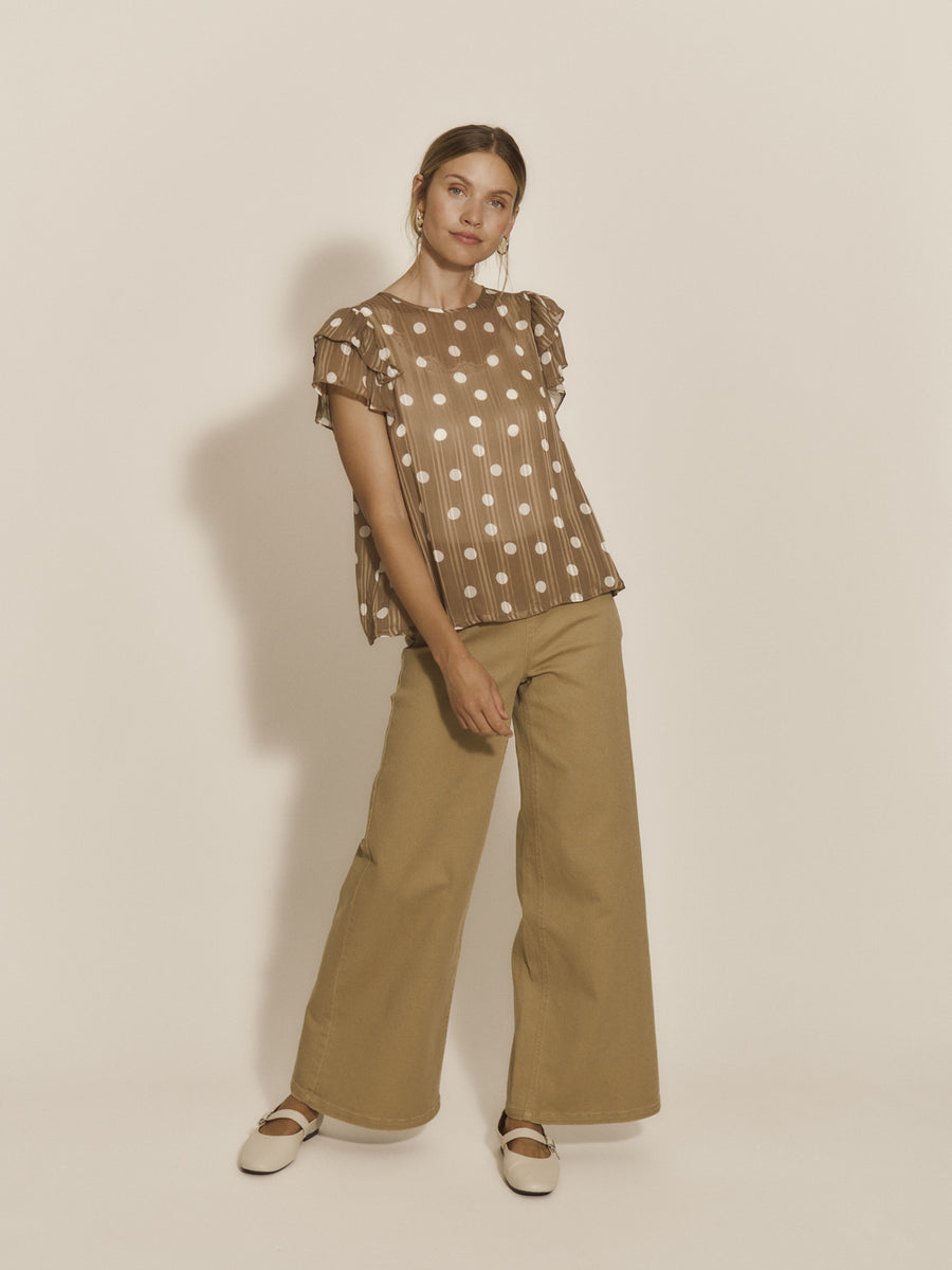 Rosemunde - Gloria Bluse - Coca Mocha