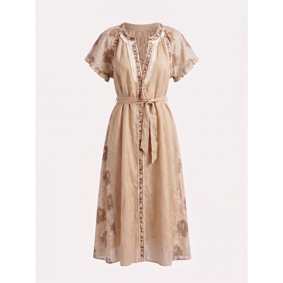 OMHU - Kenya dress - Beige