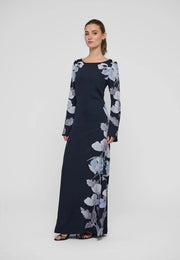 Dea Kudibal - NicoleDea Dress with boat neck - Reverie Midnight