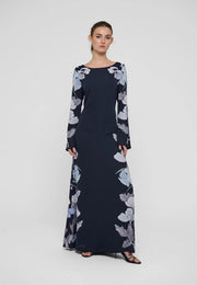 Dea Kudibal - NicoleDea Dress with boat neck - Reverie Midnight