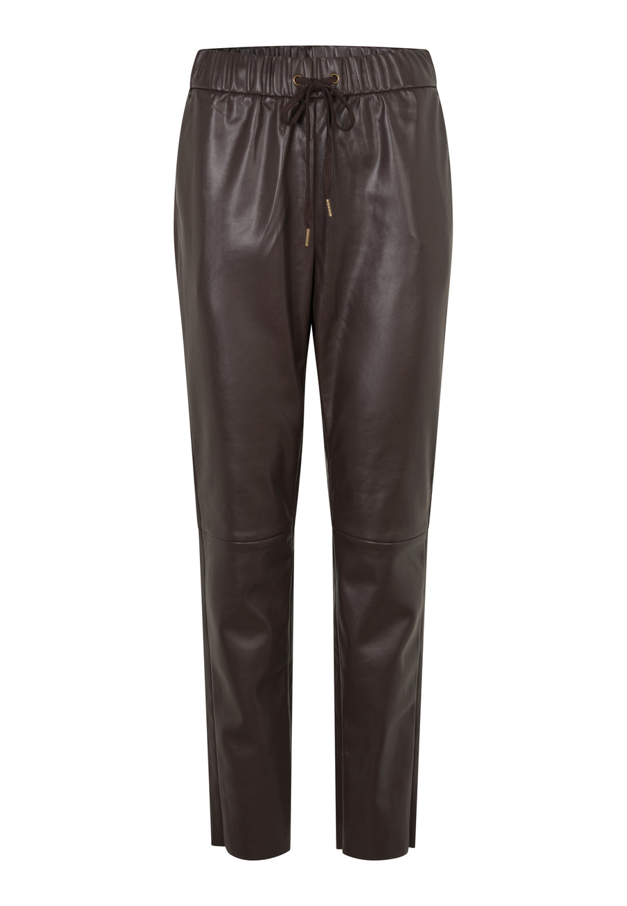 Dea Kudibal - HeleneDea Leather trackpant - Soil