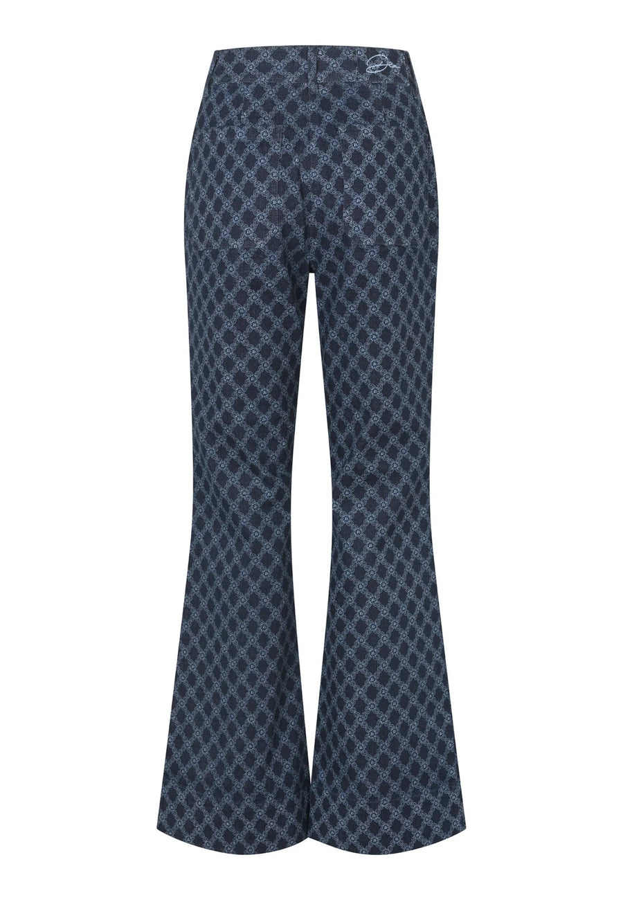 Dea Kudibal - JuliannaDea Pants high waist - Grand Kudibal Midnight