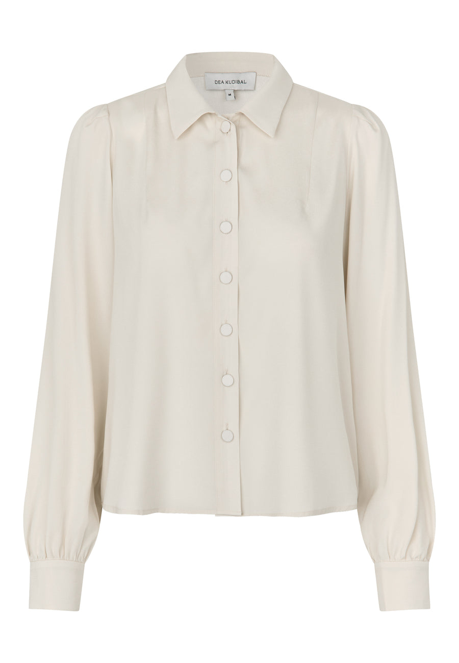 Dea Kudibal - PaolaDea Blouse with collar - Cloud cream