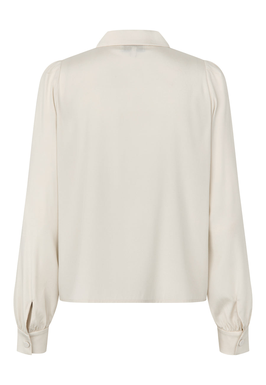 Dea Kudibal - PaolaDea Blouse with collar - Cloud cream