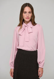 Dea Kudibal - AnnabelleDea Blouse with bow - Powder Rose