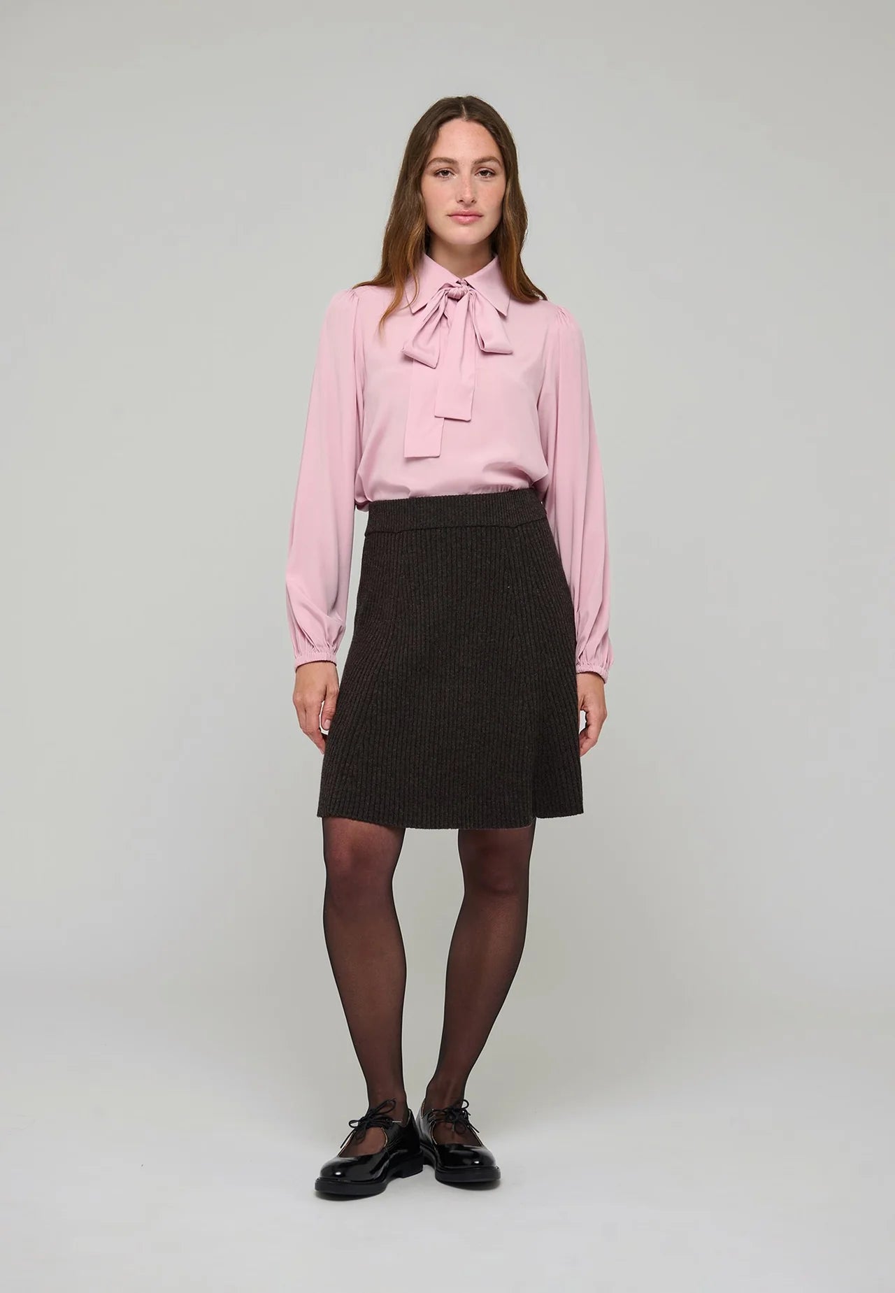 Dea Kudibal - AnnabelleDea Blouse with bow - Powder Rose